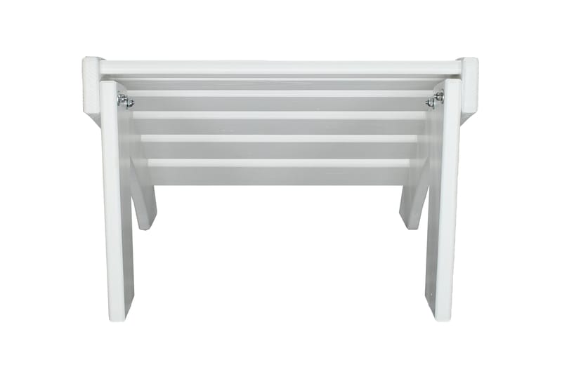 Cranston Fotpall till däckstol - Vit - Utemöbler - Utestolar & fåtöljer - Solstol - Däckstol