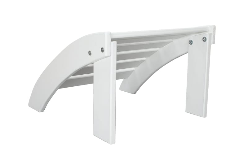 Cranston Fotpall till däckstol - Vit - Utemöbler - Utestolar & fåtöljer - Solstol - Däckstol