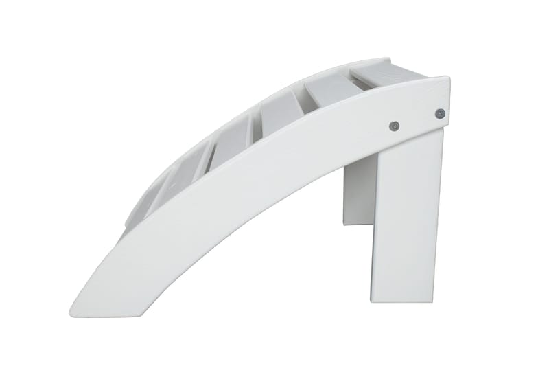 Cranston Fotpall till däckstol - Vit - Utemöbler - Utestolar & fåtöljer - Solstol - Däckstol