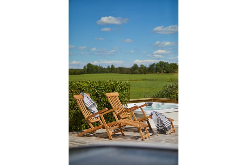 Däckstol Hillerstorp Nova Brun - Brun - Utemöbler - Utestolar & fåtöljer - Solstol - Däckstol