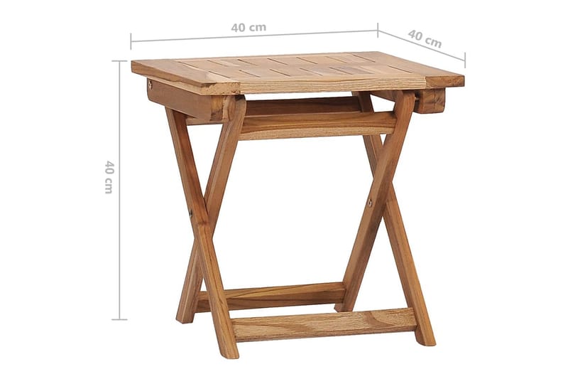 Däckstolar med fotpallar och bord massiv teak - Brun - Utemöbler - Utestolar & fåtöljer - Solstol - Däckstol