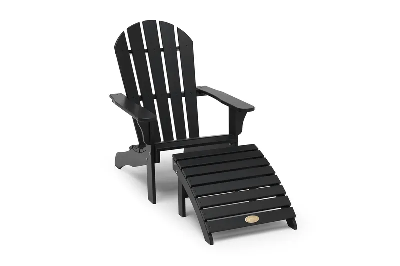 HILLERSTORP TENNESSE Däckstol Mörkgrå