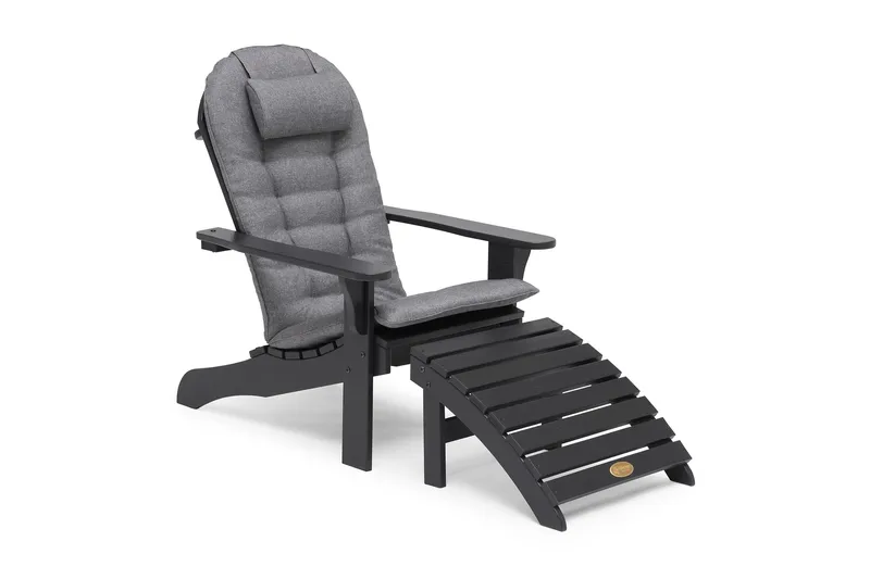 HILLERSTORP TENNESSE Däckstol Mörkgrå - Utemöbler - Utestolar & fåtöljer - Solstol - Däckstol