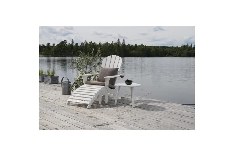 Däckstol Hillerstorp Tennessee Vit - Vit - Utemöbler - Utestolar & fåtöljer - Solstol - Däckstol