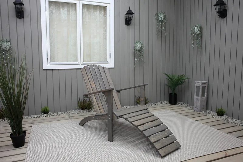 Rolston Däckstol - Grå - Utemöbler - Utestolar & fåtöljer - Solstol - Däckstol