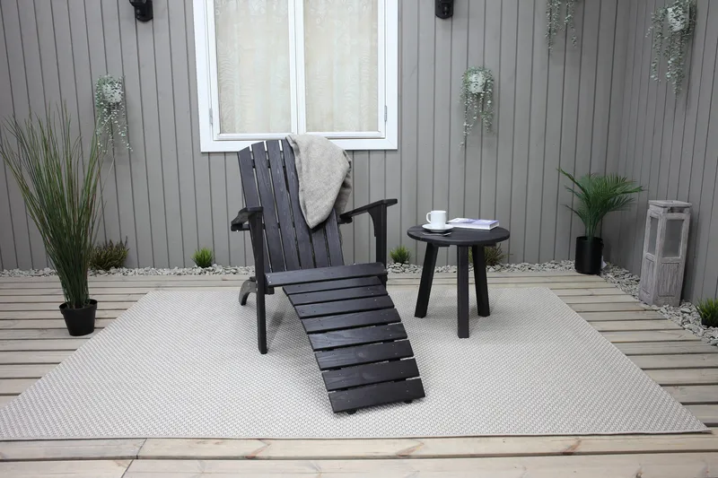 Rolston Däckstol - Kaffesvart - Utemöbler - Utestolar & fåtöljer - Solstol - Däckstol