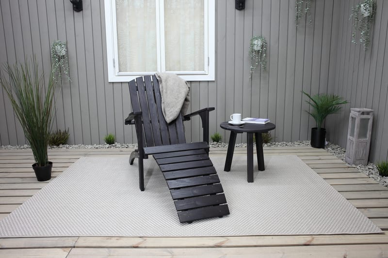 Rolston Däckstol - Kaffesvart - Utemöbler - Utestolar & fåtöljer - Solstol - Däckstol