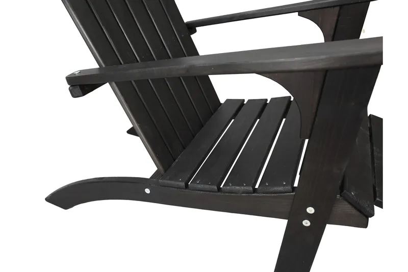 Rolston Däckstol - Kaffesvart - Utemöbler - Utestolar & fåtöljer - Solstol - Däckstol