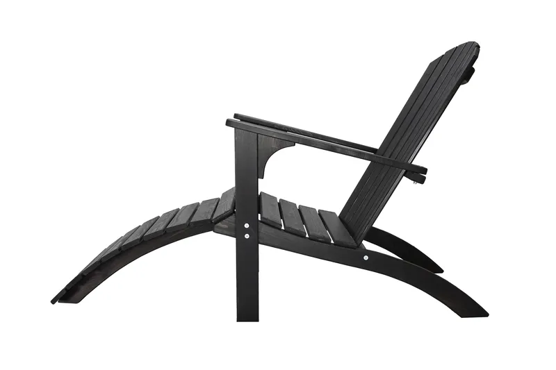 Rolston Däckstol - Kaffesvart - Utemöbler - Utestolar & fåtöljer - Solstol - Däckstol