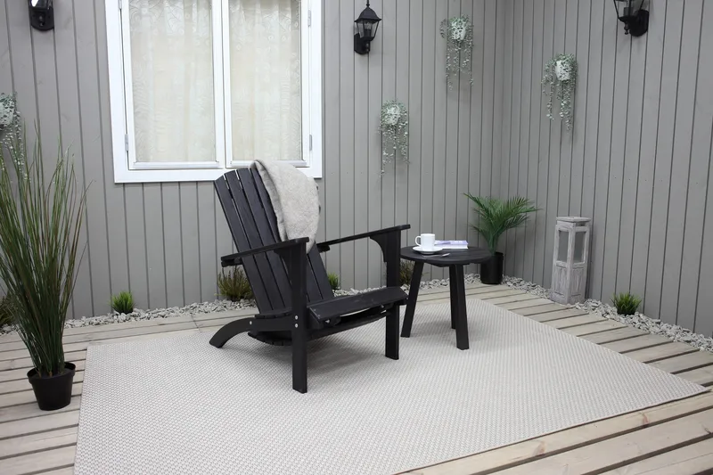 Rolston Däckstol - Kaffesvart - Utemöbler - Utestolar & fåtöljer - Solstol - Däckstol