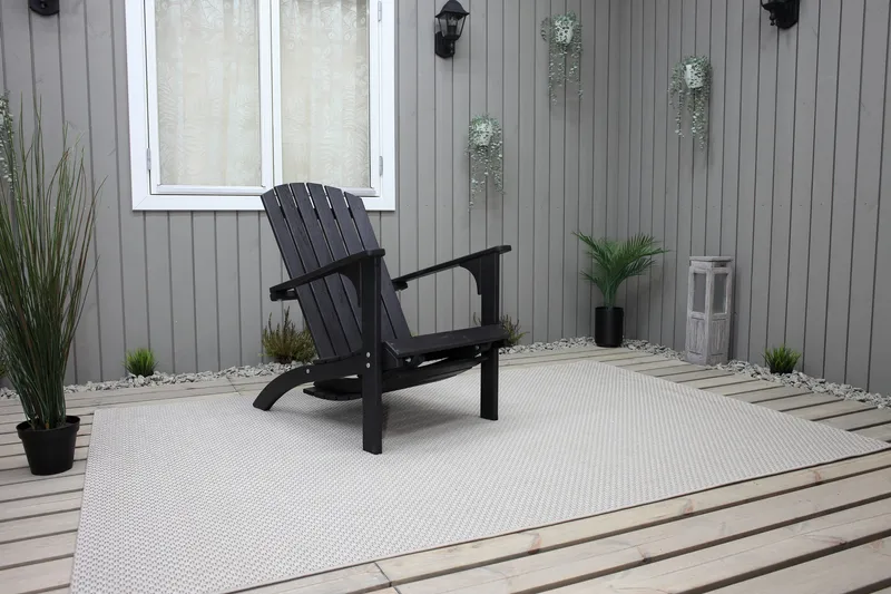 Rolston Däckstol - Kaffesvart - Utemöbler - Utestolar & fåtöljer - Solstol - Däckstol