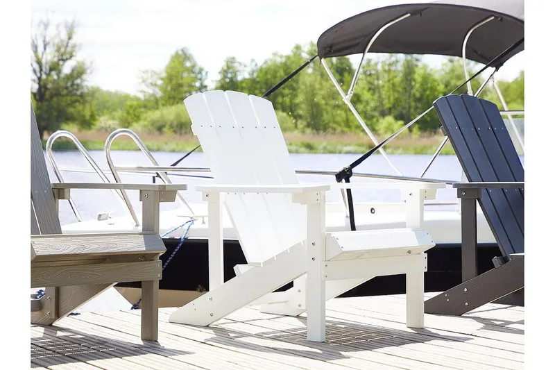 Sjurby Däckstol - Vit - Utemöbler - Utestolar & fåtöljer - Solstol - Däckstol