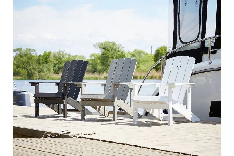 Sjurby Däckstol - Vit - Utemöbler - Utestolar & fåtöljer - Solstol - Däckstol