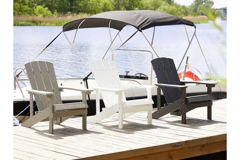 Sjurby Däckstol - Vit - Utemöbler - Utestolar & fåtöljer - Solstol - Däckstol