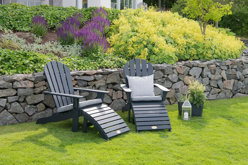 Tennessee Däckstol med Fotstöd Orkangrå - Hillerstorp - Utemöbler - Utestolar & fåtöljer - Solstol - Däckstol