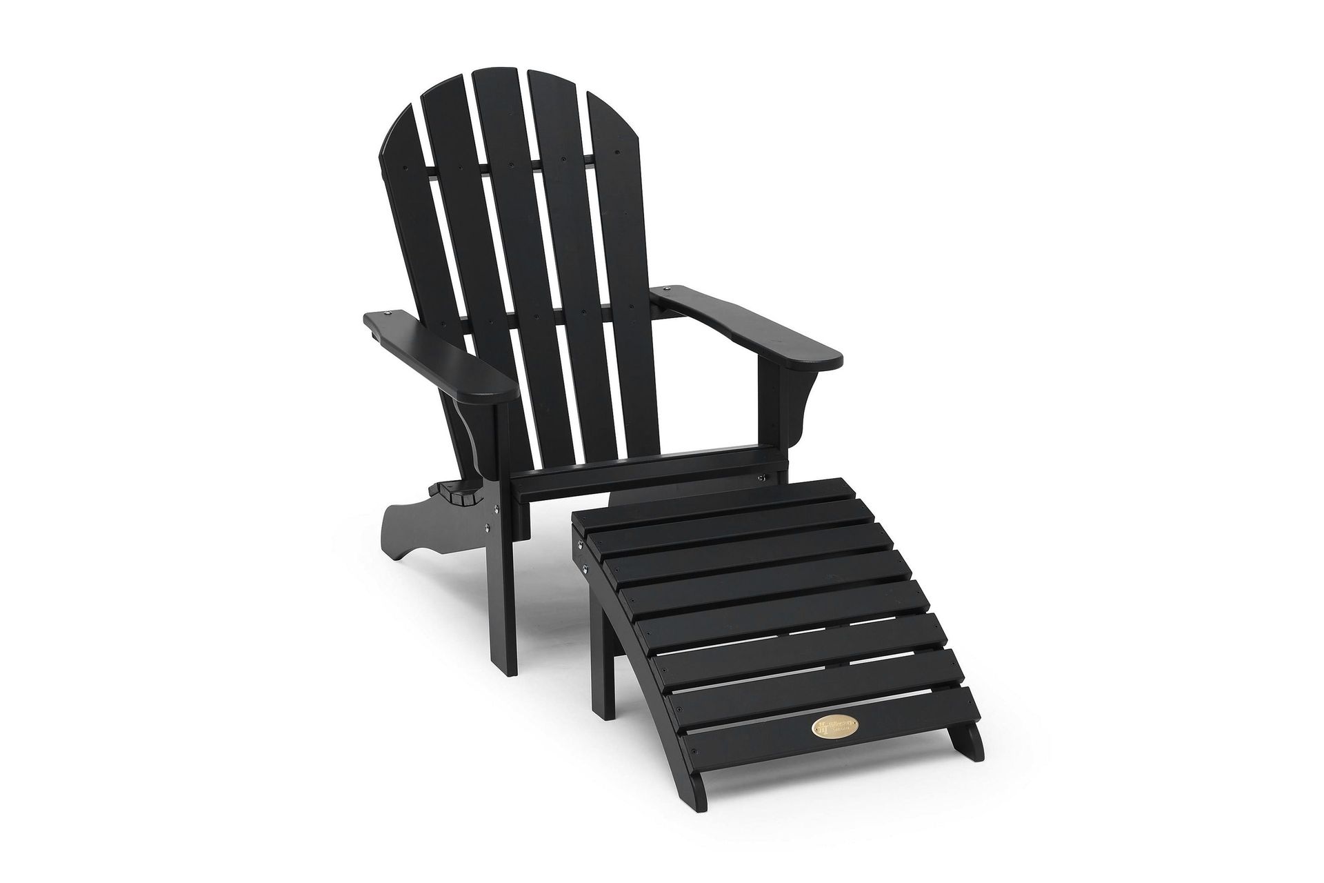 tennessee däckstol med fotstöd orkangrå - hillerstorp