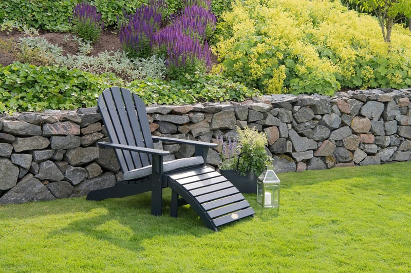 Tennessee Däckstol med Fotstöd Orkangrå - Hillerstorp - Utemöbler - Utestolar & fåtöljer - Solstol - Däckstol