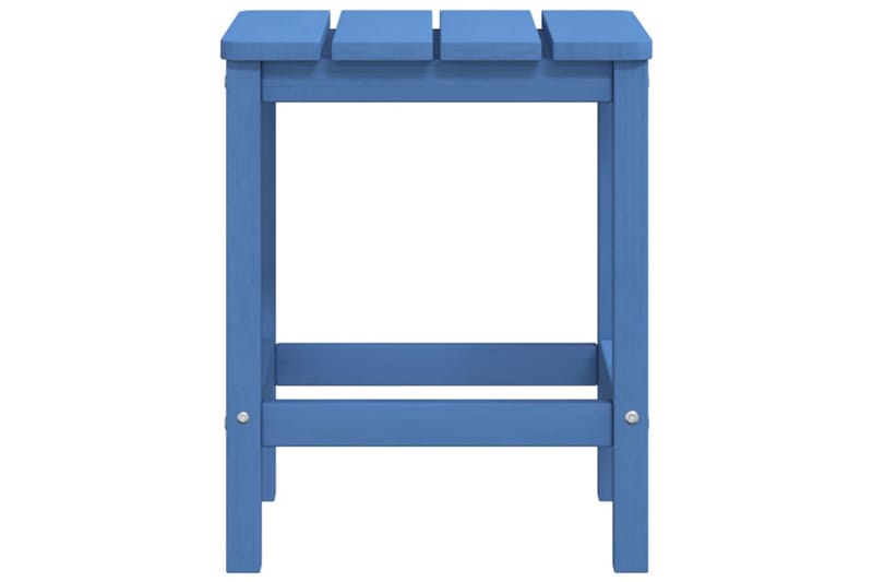 Däckstolar för trädgården med pall och bord HDPE aquablå - Blå - Däckstol