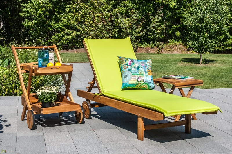 Finlay Solsäng 193 cm - Akacia - Utemöbler - Utestolar & fåtöljer - Solstol