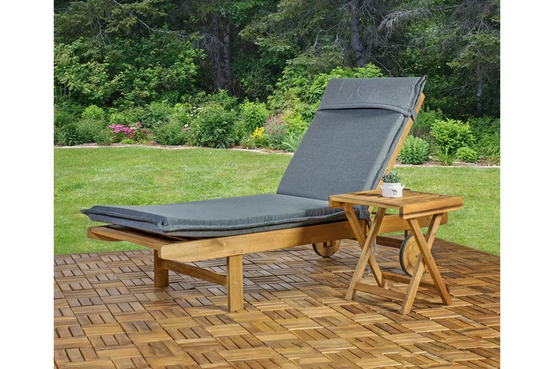 Finlay Solsäng 193 cm - Akacia - Utemöbler - Utestolar & fåtöljer - Solsängar & solvagnar