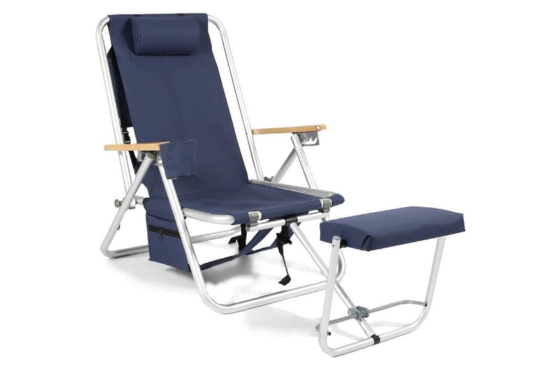 Friluftsstol Fritab ROXY med kylbag/mobilficka, Marin