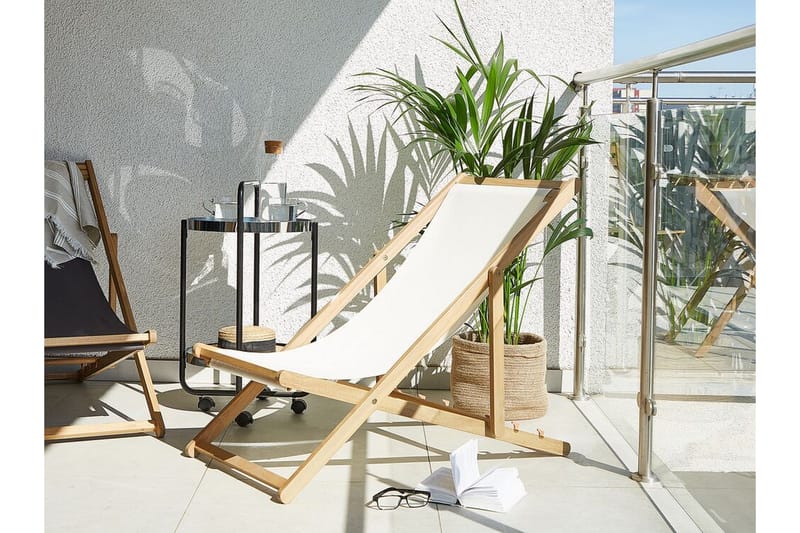 Gjengene Solstol - Beige - Utemöbler - Utestolar & fåtöljer - Solstol