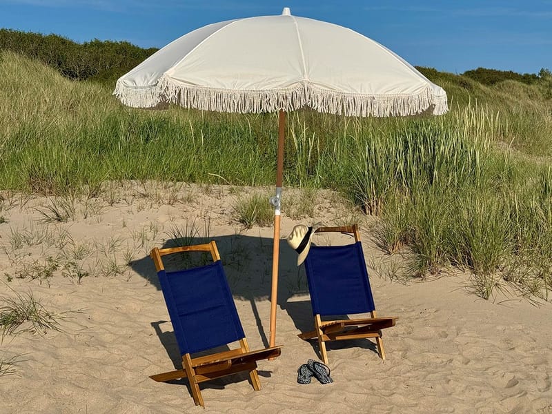 Solstol Hillerstorp Mölle - Blå - Utemöbler - Utestolar & fåtöljer - Solstol