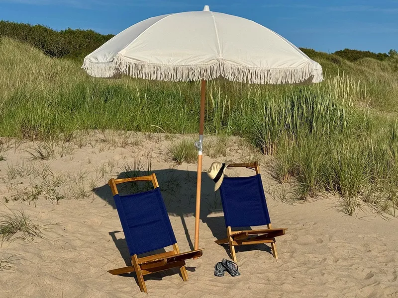 Solstol Hillerstorp Mölle - Blå - Utemöbler - Utestolar & fåtöljer - Solstol