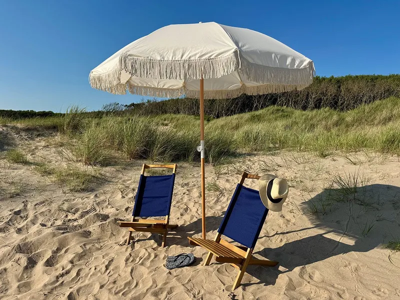 Solstol Hillerstorp Mölle - Blå - Utemöbler - Utestolar & fåtöljer - Solstol