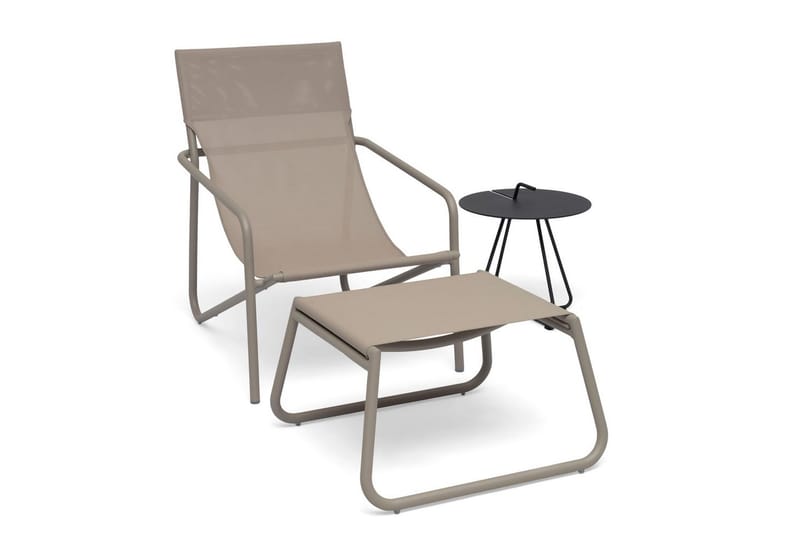 Solstol Hillerstorp Sandholma Beige - Beige - Utemöbler - Utestolar & fåtöljer - Solstol