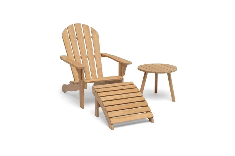 Hillerstorp Tennessee Däckstol Teak - Natur - Utemöbler - Utestolar & fåtöljer - Solstol - Däckstol
