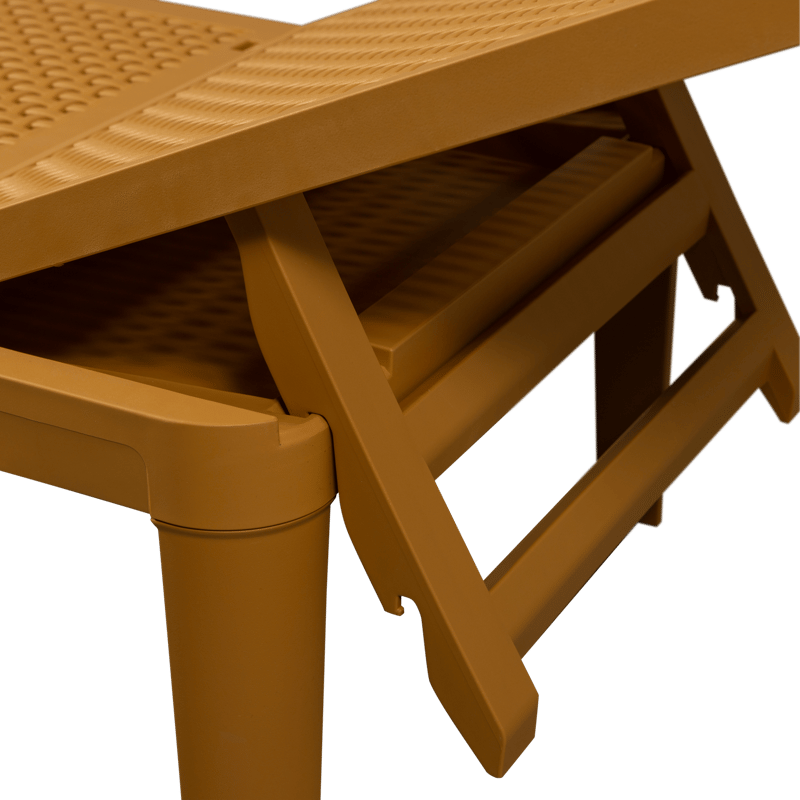 Solstol Jinte Utomhus - Gul - Utemöbler - Utestolar & fåtöljer - Solsängar & solvagnar