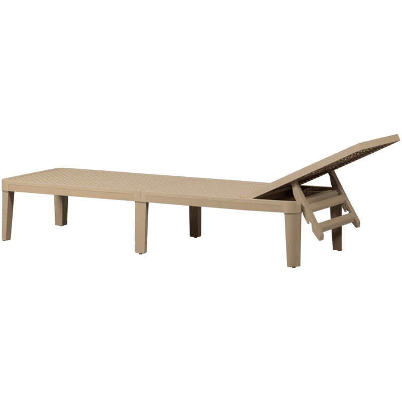 Solstol Jinte Utomhus - Sand - Utemöbler - Utestolar & fåtöljer - Solsängar & solvagnar