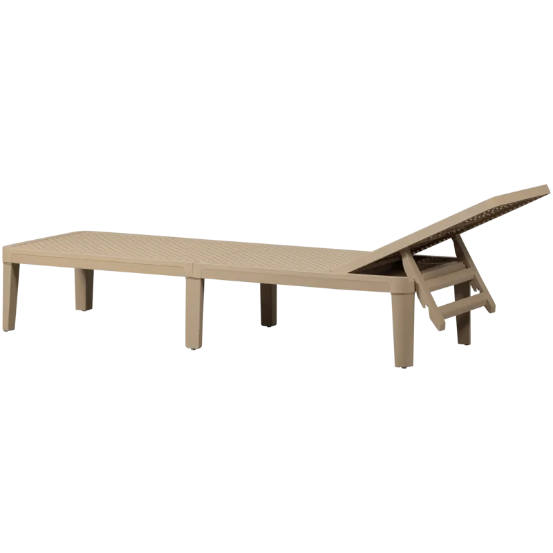 Solstol Jinte Utomhus - Sand - Utemöbler - Utestolar & fåtöljer - Solsängar & solvagnar