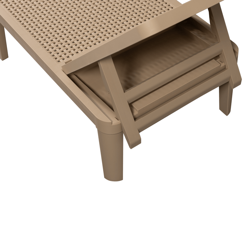 Solstol Jinte Utomhus - Sand - Utemöbler - Utestolar & fåtöljer - Solsängar & solvagnar