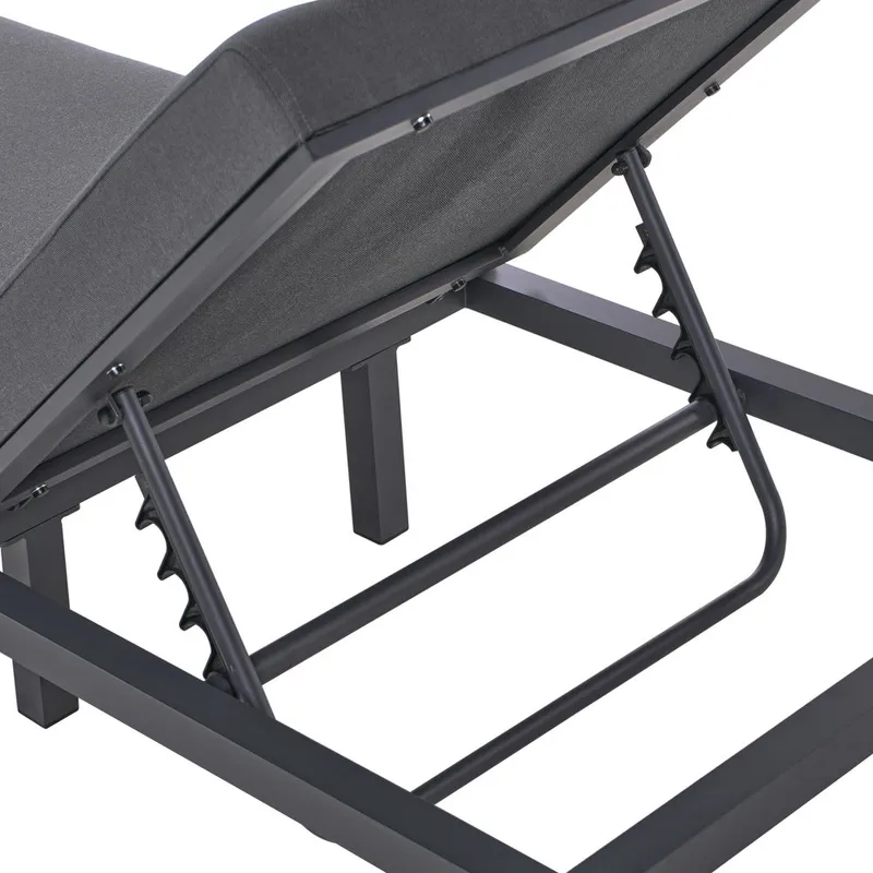 Solstol Lariano - Grå - Utemöbler - Utestolar & fåtöljer - Solstol