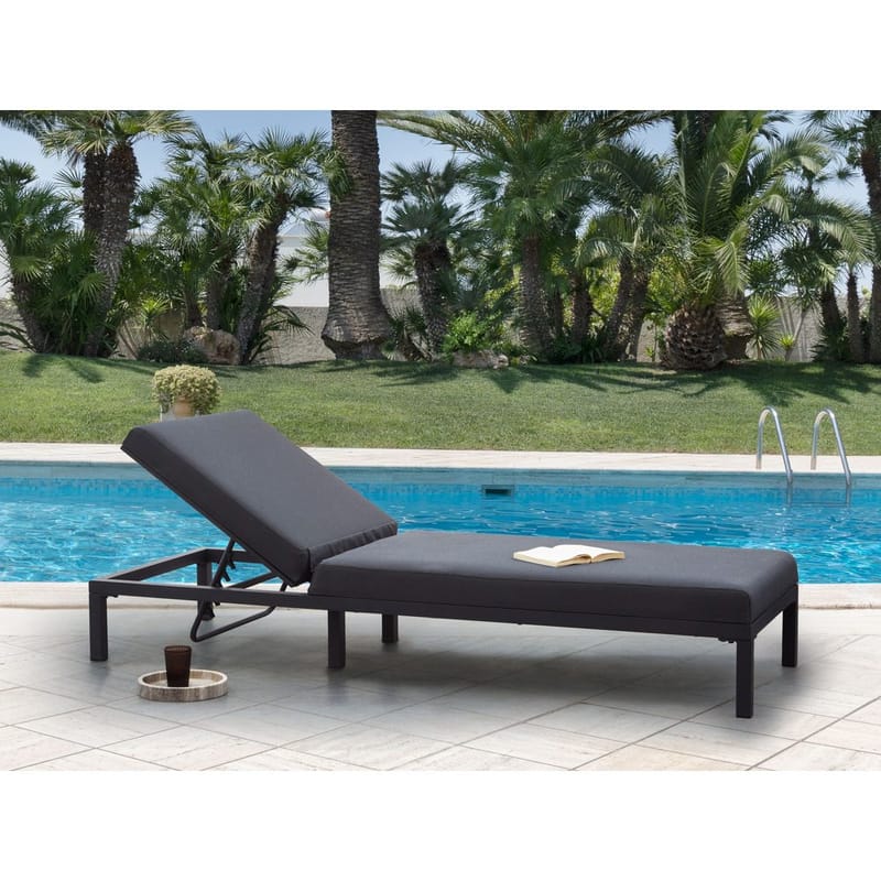 Solstol Lariano - Grå - Utemöbler - Utestolar & fåtöljer - Solstol