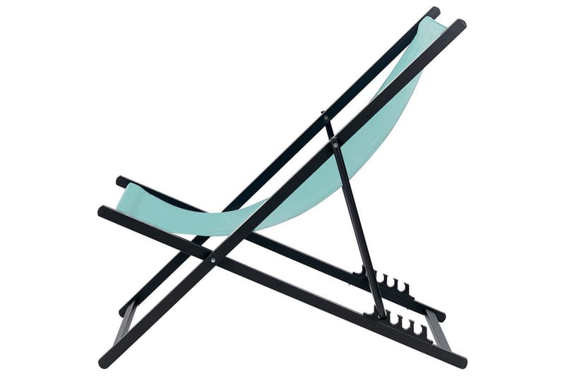 Solstol Locri Ii - Turkos, Svart - Utemöbler - Utestolar & fåtöljer - Solstol