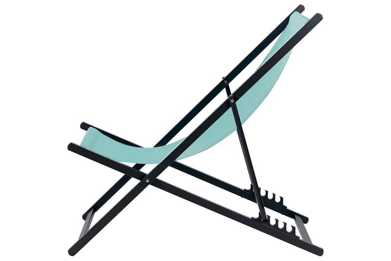 Solstol Locri Ii - Turkos, Svart - Utemöbler - Utestolar & fåtöljer - Solstol
