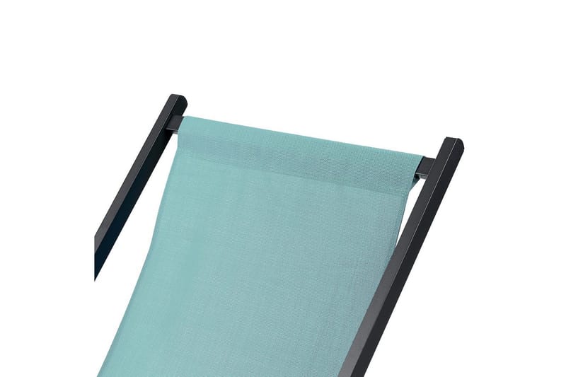 Solstol Locri Ii - Turkos, Svart - Utemöbler - Utestolar & fåtöljer - Solstol