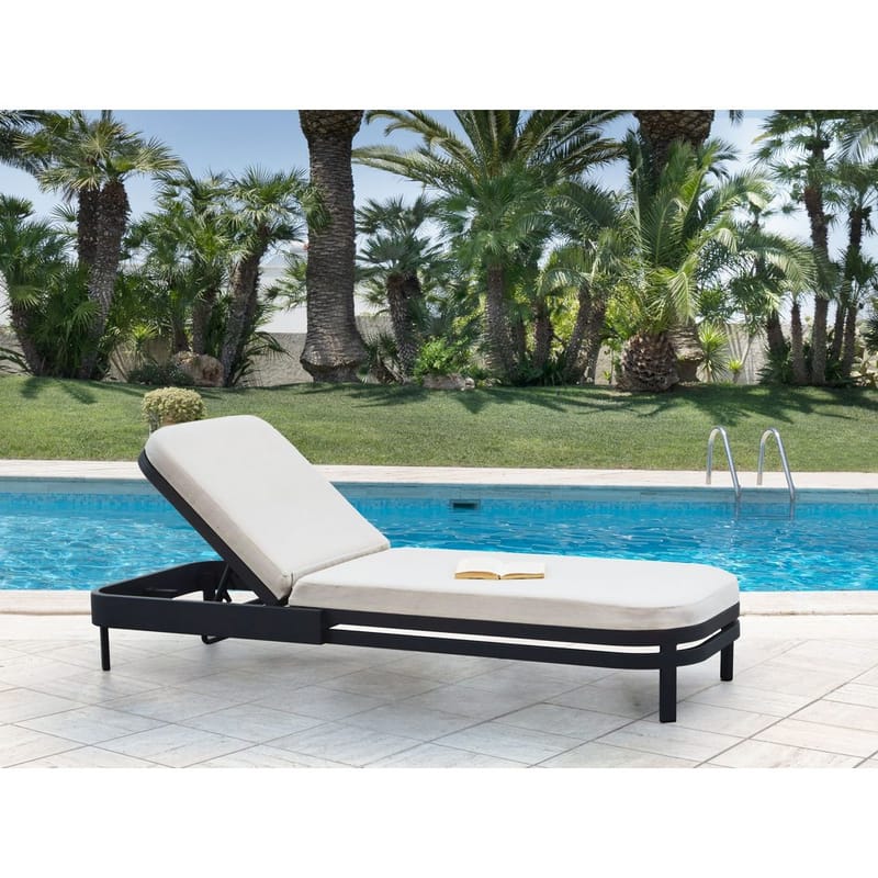 Solstol med dyna Nettuno - Utemöbler - Utestolar & fåtöljer - Solstol