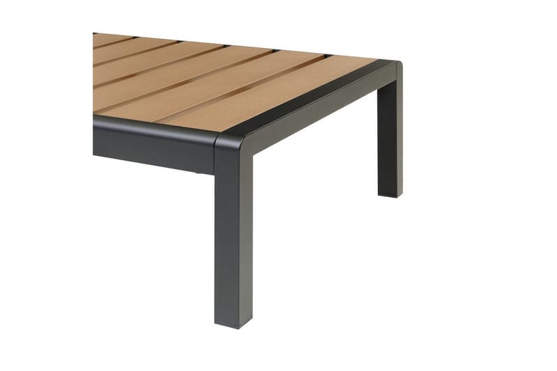 Solstol Nardo - Ljus trä, svart - Utemöbler - Utestolar & fåtöljer - Solsängar & solvagnar