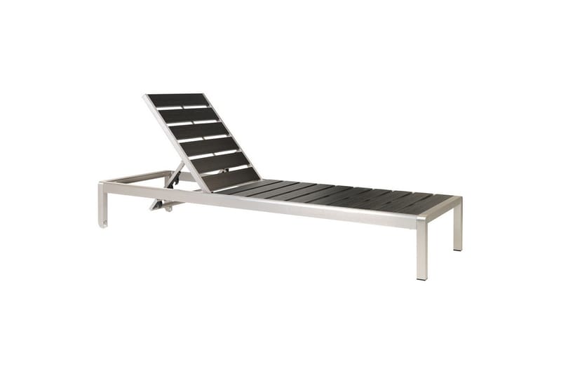 Solstol Nardo - Svart, Silver - Utemöbler - Utestolar & fåtöljer - Solsängar & solvagnar