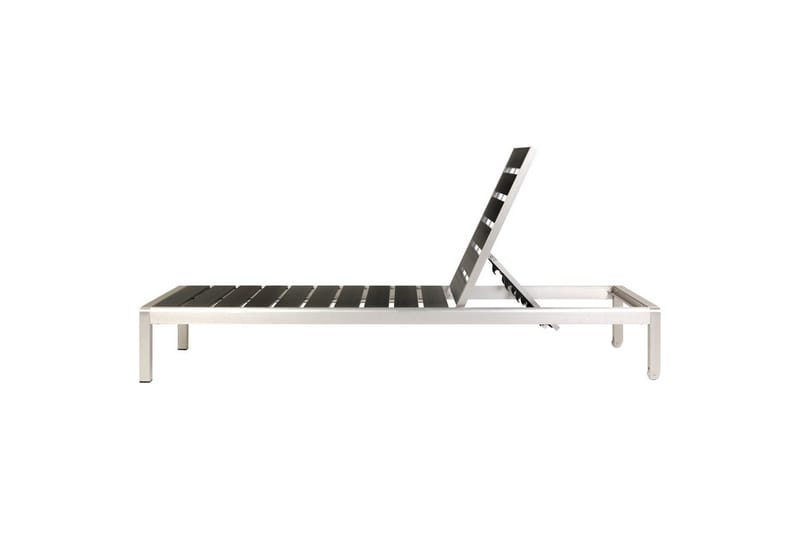 Solstol Nardo - Svart, Silver - Utemöbler - Utestolar & fåtöljer - Solsängar & solvagnar