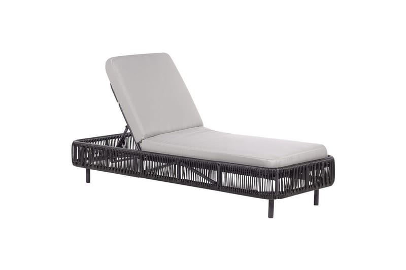 Solstol Osini - Grå, svart - Utemöbler - Utestolar & fåtöljer - Solsängar & solvagnar