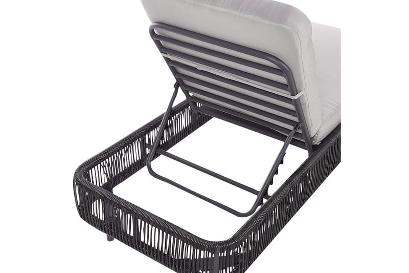 Solstol Osini - Grå, svart - Utemöbler - Utestolar & fåtöljer - Solsängar & solvagnar