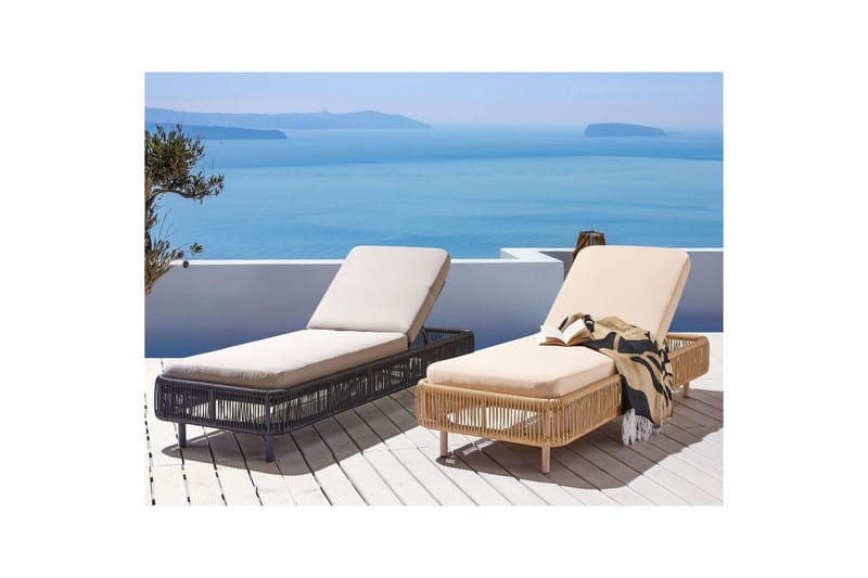 Solstol Osini - Naturligt, beige - Utemöbler - Utestolar & fåtöljer - Solsängar & solvagnar