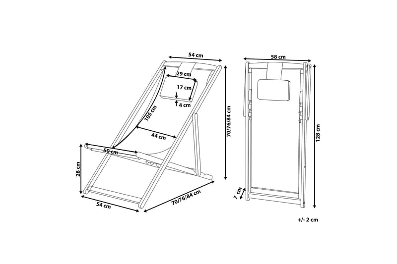 Oykel Solstol - Mörkgrå - Utemöbler - Utestolar & fåtöljer - Solstol