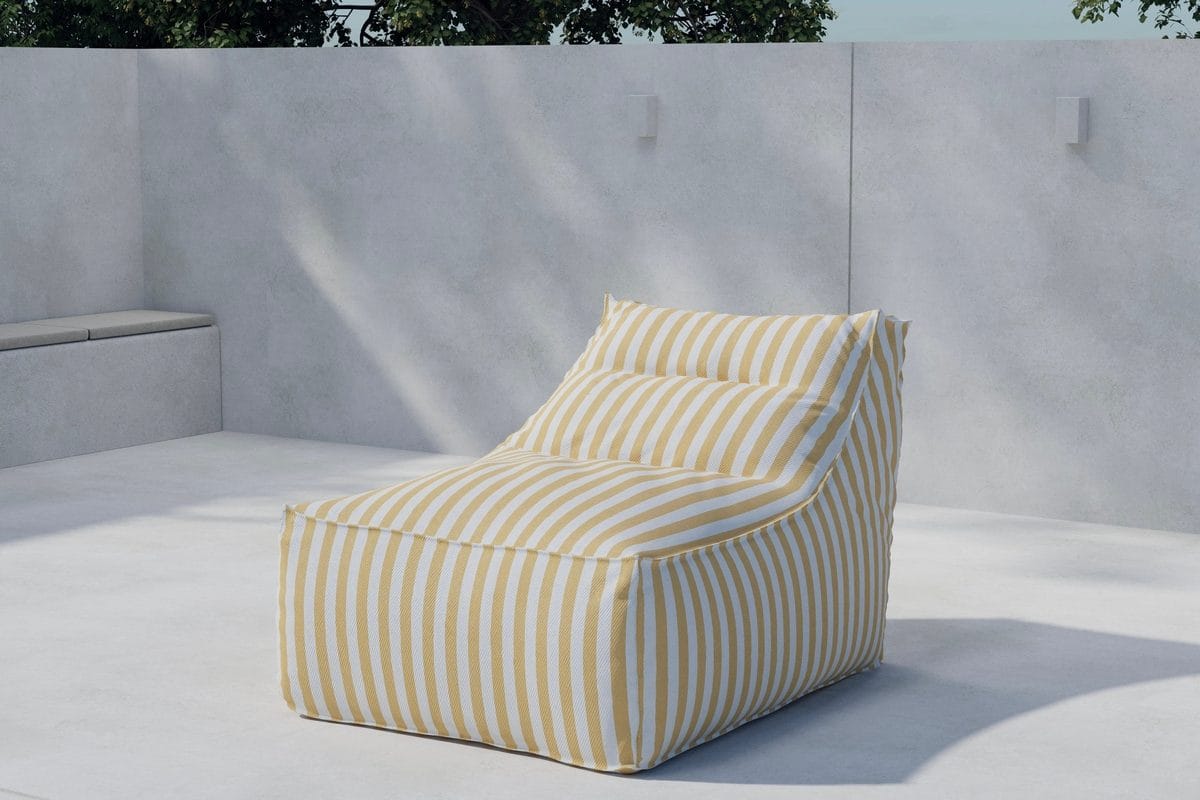 solstol redang utomhus - gul