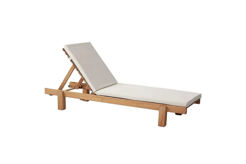 Solstol Rigil Grädde - Cremevit - Utemöbler - Utestolar & fåtöljer - Solsängar & solvagnar